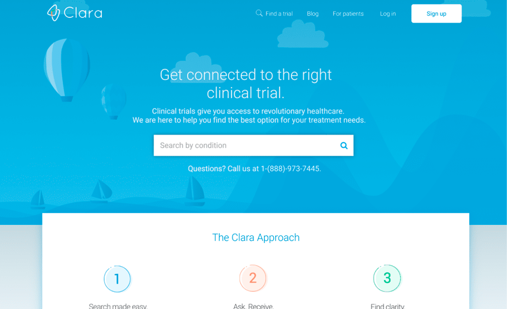 Clara Website thumbnail