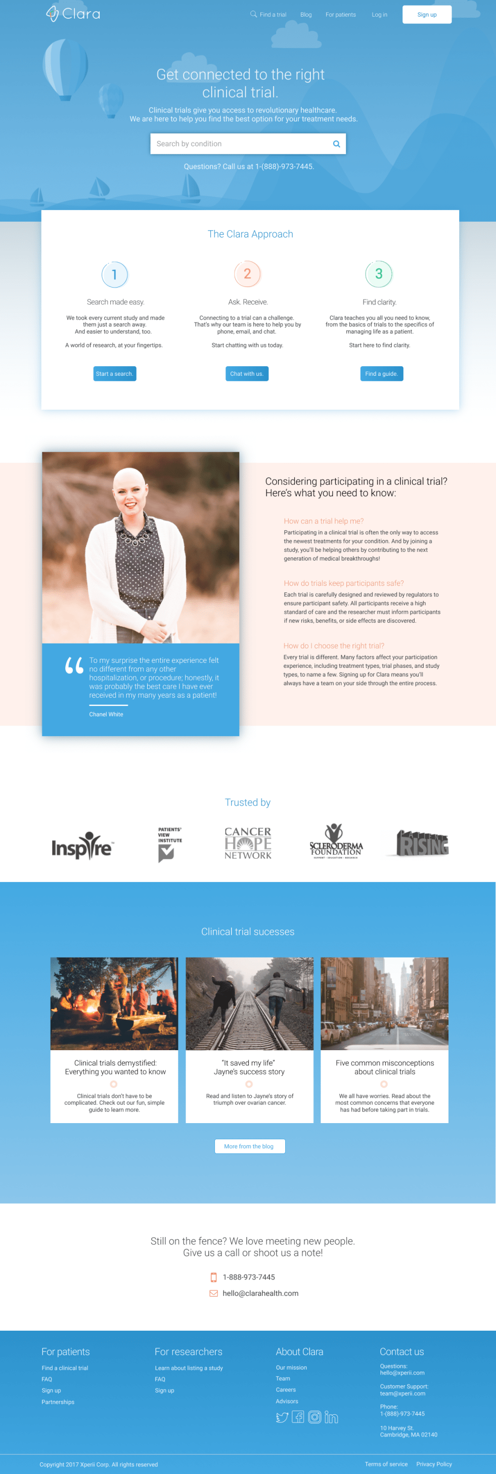 Clara Website 1
